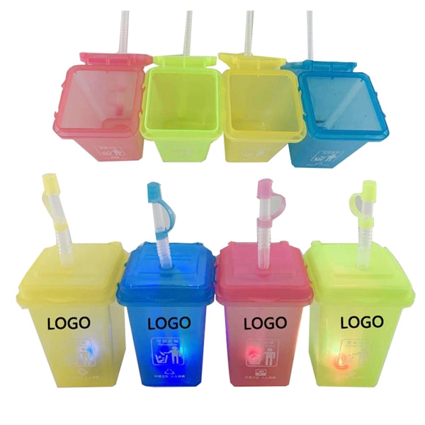 Plastic Sippy Straw Cup