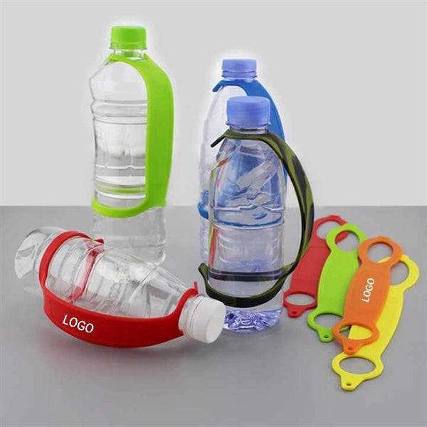 Silicone Carrier Water Bottle Grip Band