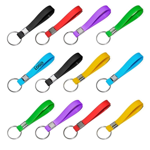 Silicone Wristband Keychain Tag