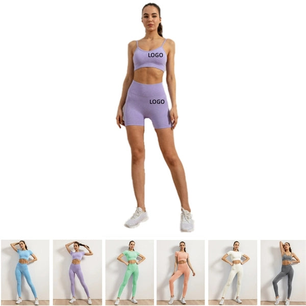 Women Short Seamless Yoga Set