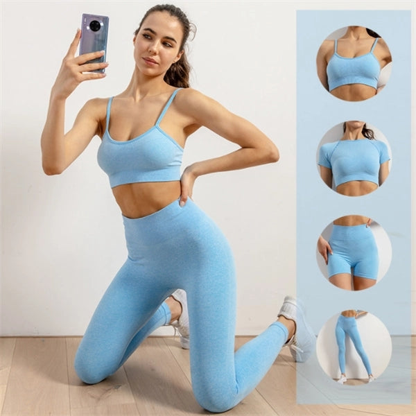 Women Short Seamless Yoga Set