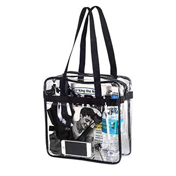 Gameday Clear Zip Shoulder Tote