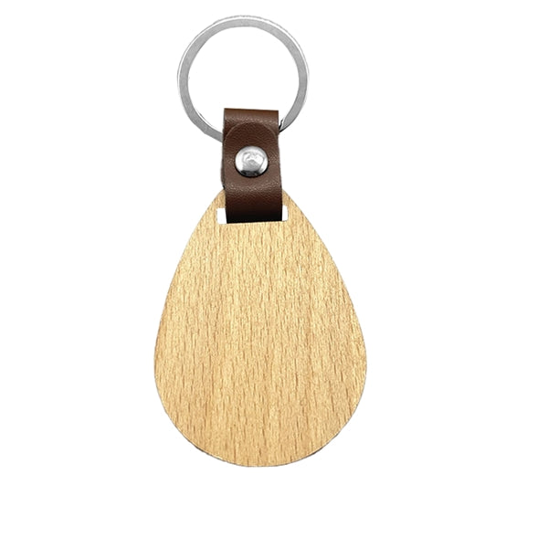 Patter Wooden Keychain