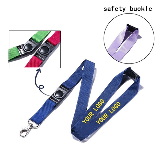 Woven Lanyards with Safety Breakaway