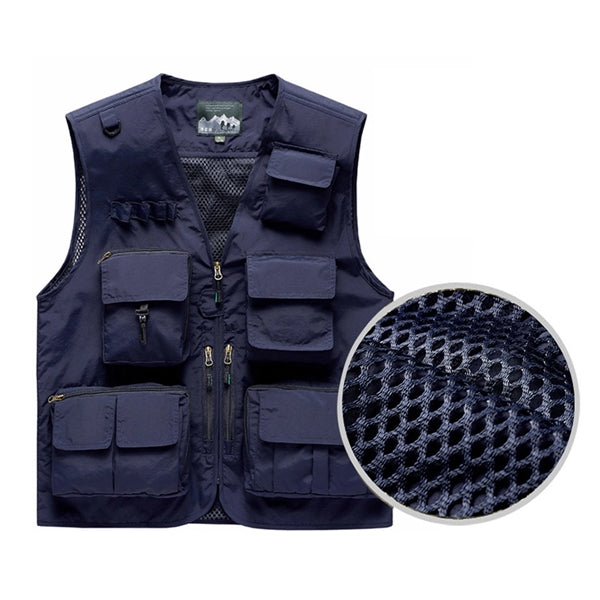 Multifunctional Photography Fishing Vest W/ Multi Pockets