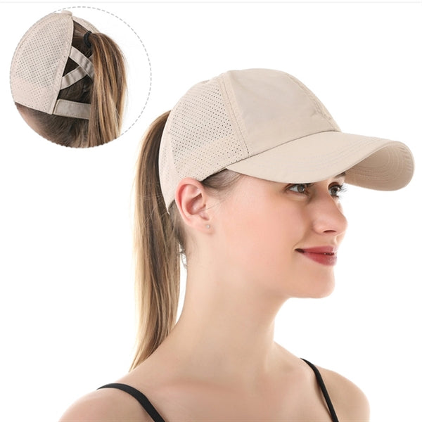 Breathable Mesh Ponytail Baseball Cap