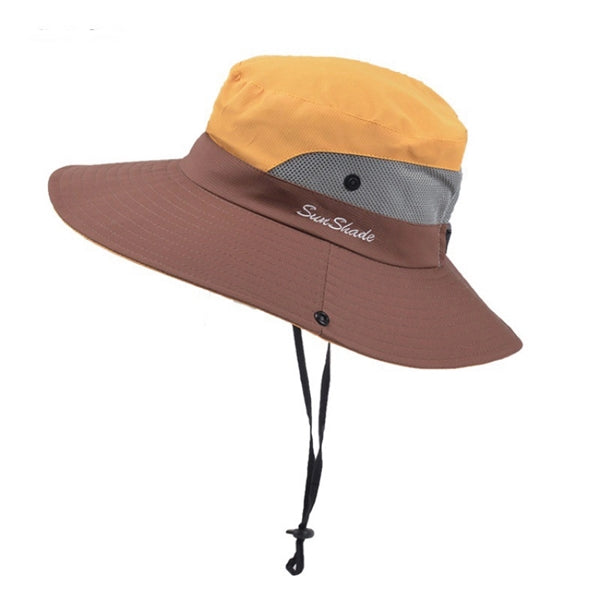Ponytail Hole Outdoor Fisherman's Hat