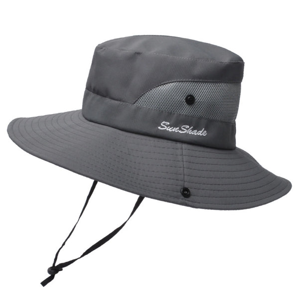 Ponytail Hole Outdoor Fisherman's Hat