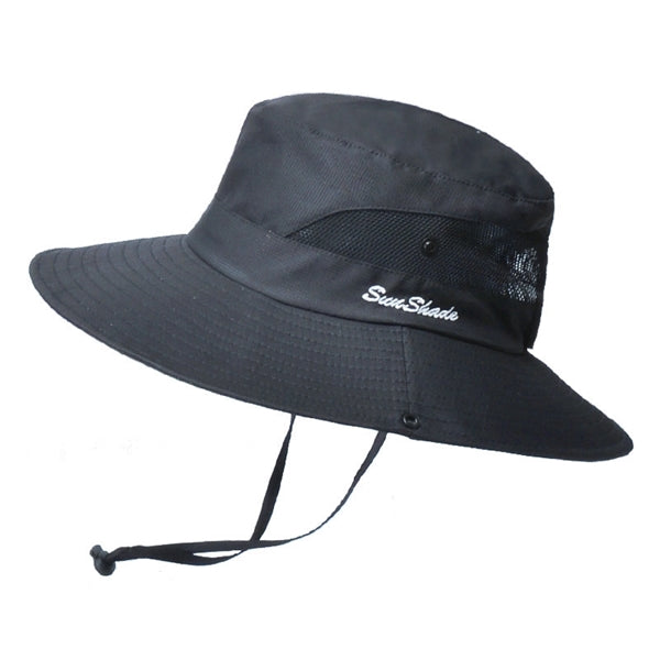 Ponytail Hole Outdoor Fisherman's Hat