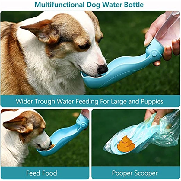 Foldable Dog Water Dispenser for Outdoor Walking