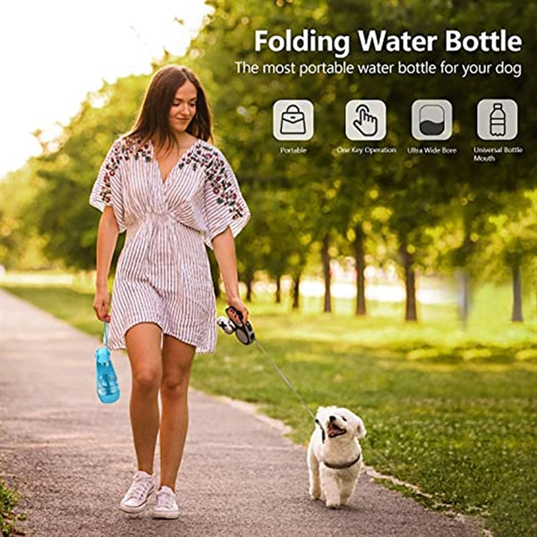 Foldable Dog Water Dispenser for Outdoor Walking