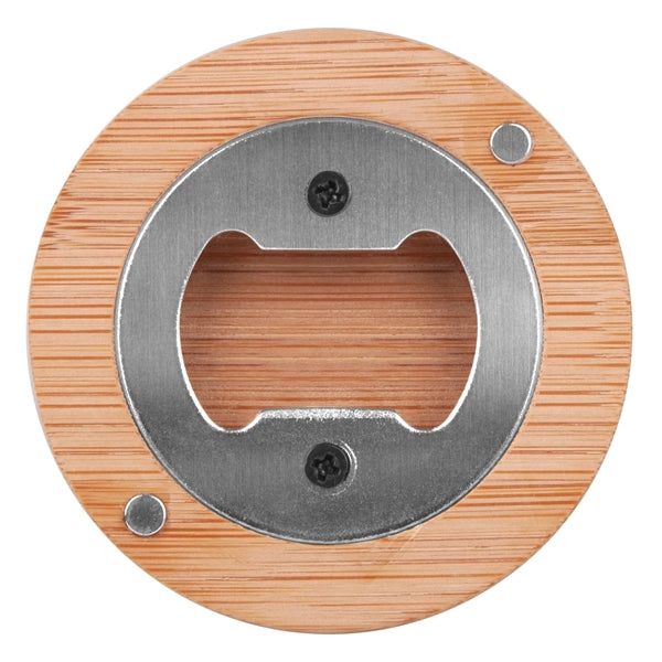 Magnetic Bamboo Bottle Opener