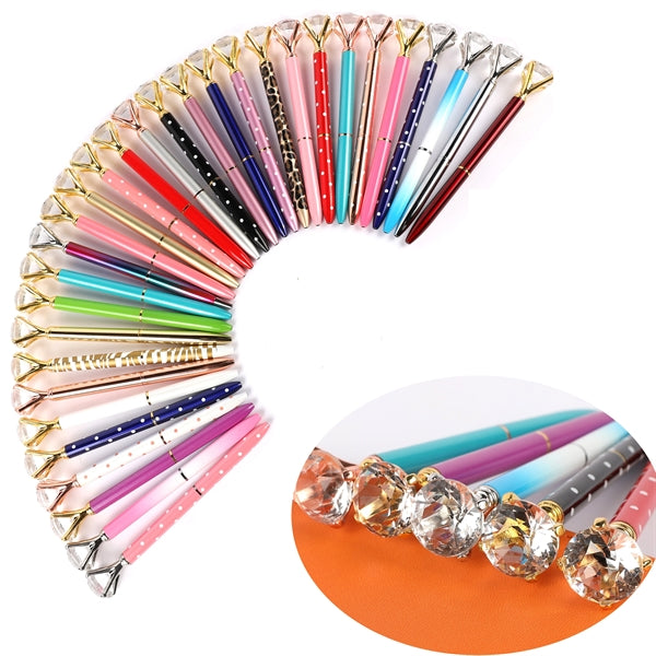 Crystal Diamond Head Ballpoint Pen