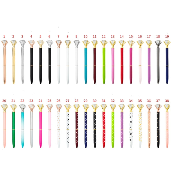 Crystal Diamond Head Ballpoint Pen