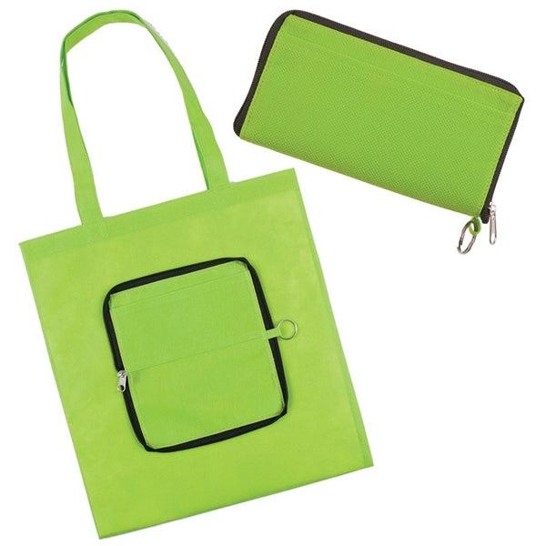 Foldable Zippin' Shopper Tote Bag
