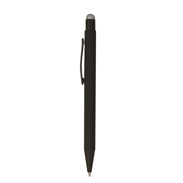 Sleek Soft Rubber Pen & Stylus with Matching Laser Engrave