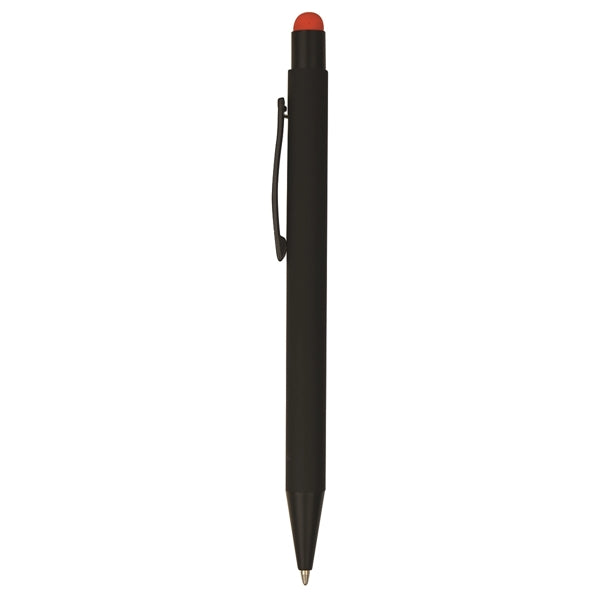 Sleek Soft Rubber Pen & Stylus with Matching Laser Engrave