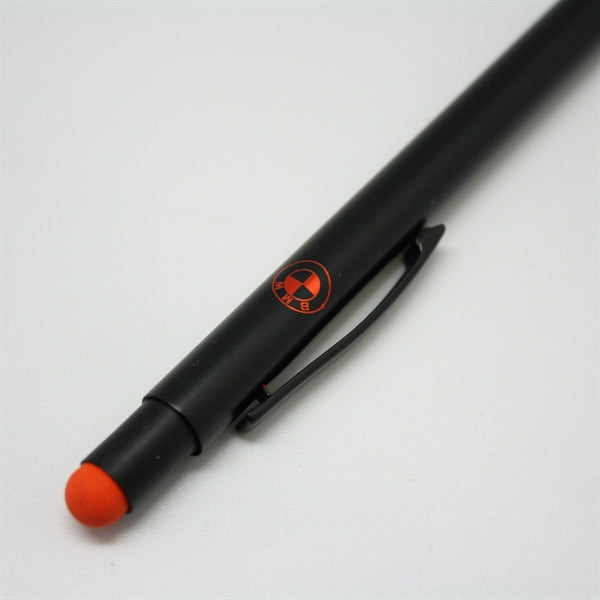 Sleek Soft Rubber Pen & Stylus with Matching Laser Engrave