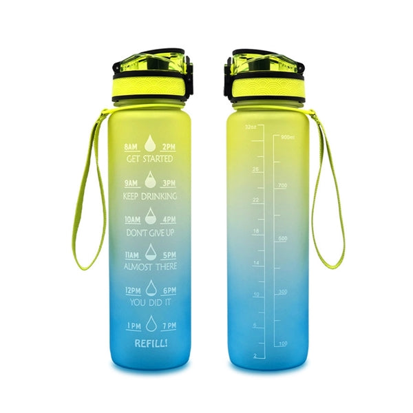 Large Water Bottle W/ Time Marker