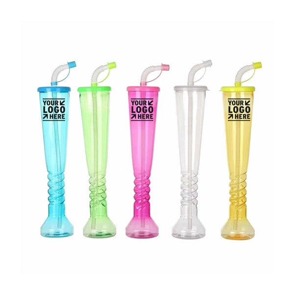 12oz Drinking Bottle With Straw