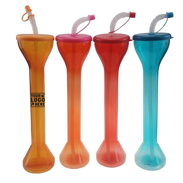 18oz Juice Yard Cup With Straw and Lid