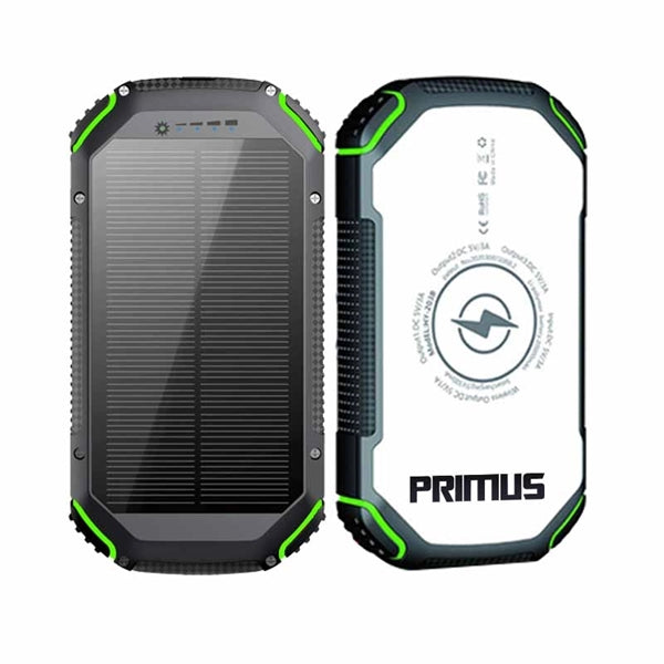Solar power banks 20000mAh Led Light wireless charger