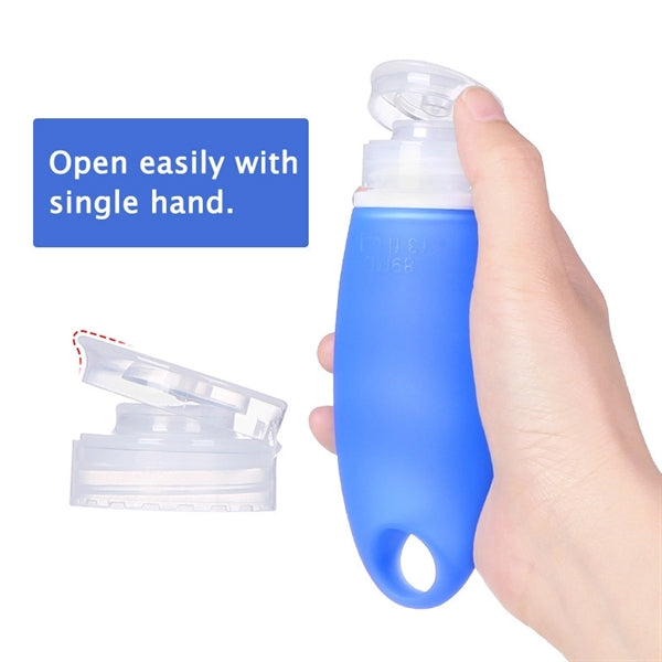 Silicone Refillable Travel Bottle & Container for Toiletries