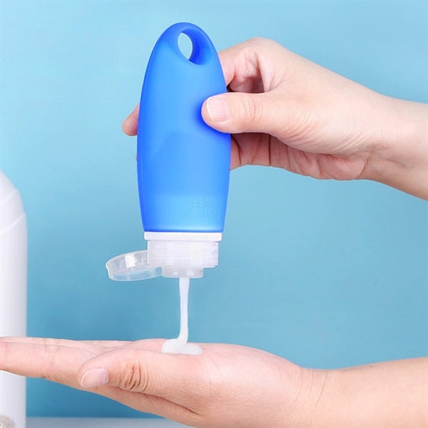 Silicone Refillable Travel Bottle & Container for Toiletries