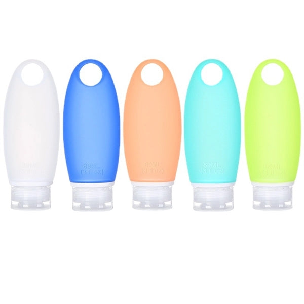 Silicone Refillable Travel Bottle & Container for Toiletries