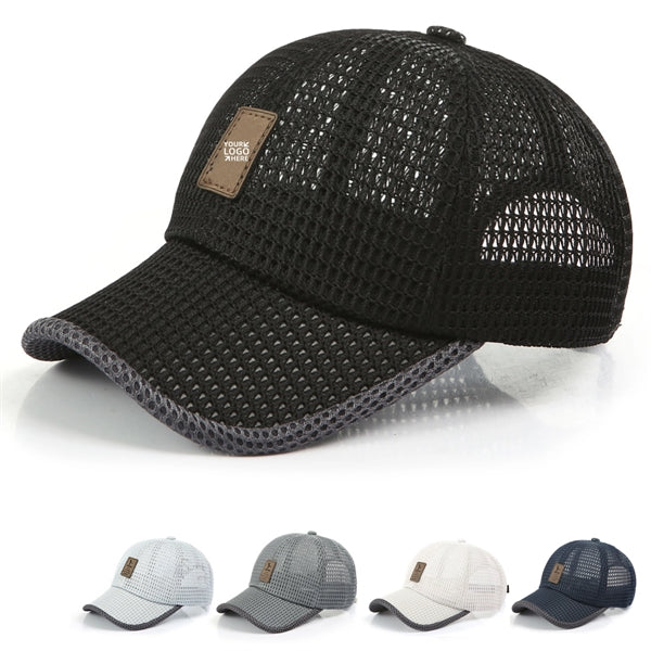 Summer Full Mesh Baseball Cap Trucker Hat