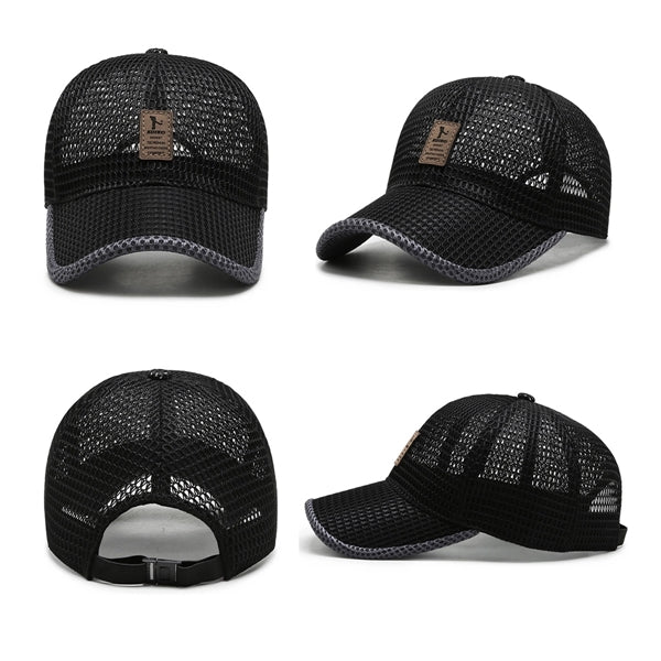 Summer Full Mesh Baseball Cap Trucker Hat