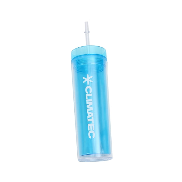 Plastic Skinny Tumbler 16 oz