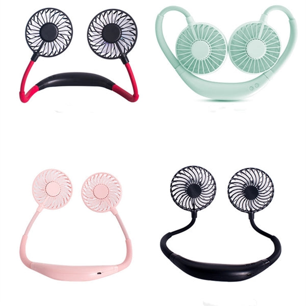 Mini Usb Portable Hands-Free Neck Fan