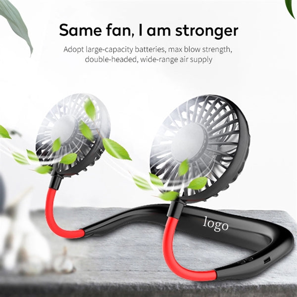 Mini Usb Portable Hands-Free Neck Fan