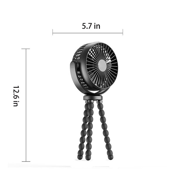 Flexible Stroller Fan