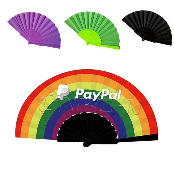 Branded Plastic Folding Hand Fan