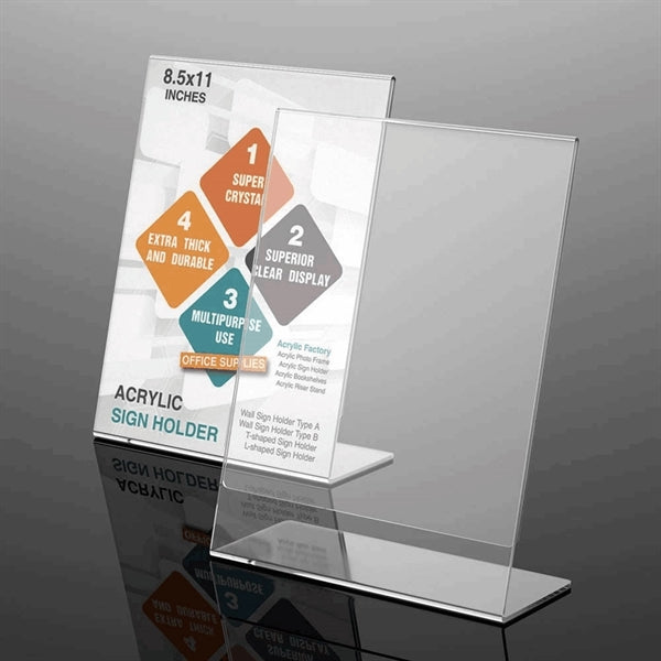 Acrylic Sign Holder 8.5" x 11"