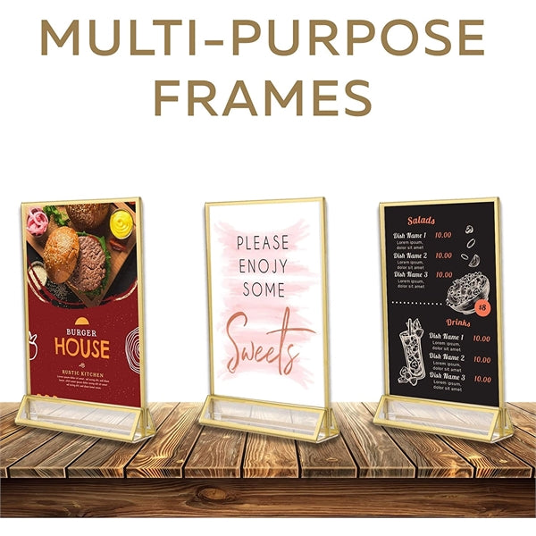 Acrylic Clear Sign Holders