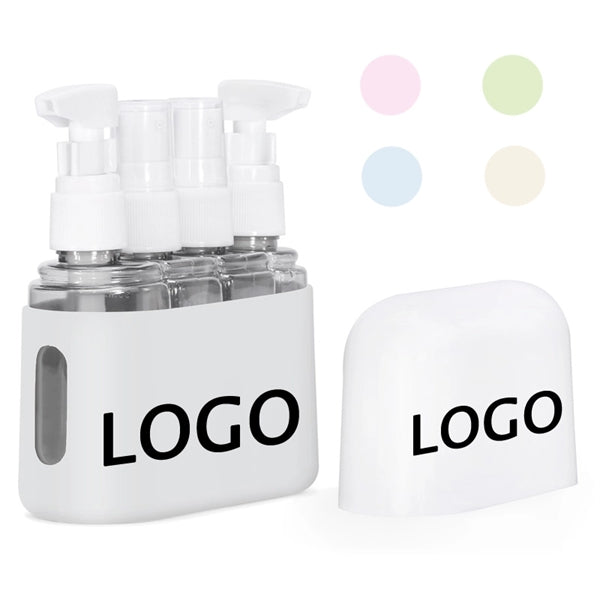 4 in 1 Refillable Travel Bottle Kit & Toiletry Container