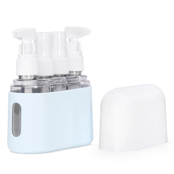 4 in 1 Refillable Travel Bottle Kit & Toiletry Container