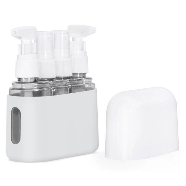4 in 1 Refillable Travel Bottle Kit & Toiletry Container