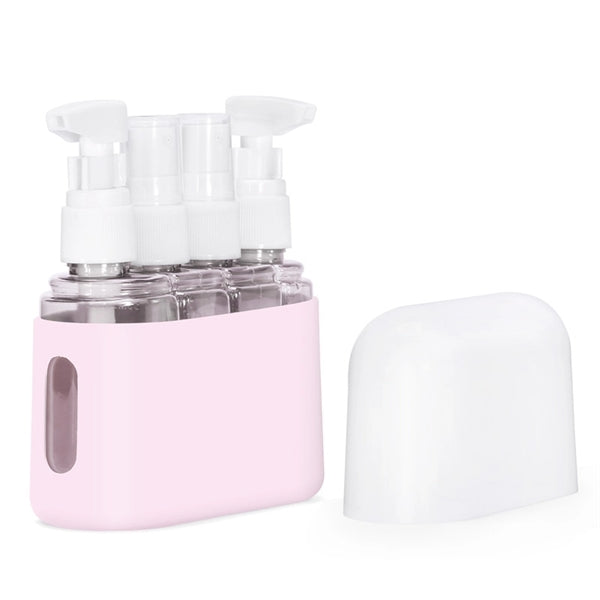 4 in 1 Refillable Travel Bottle Kit & Toiletry Container