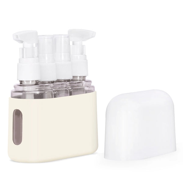 4 in 1 Refillable Travel Bottle Kit & Toiletry Container