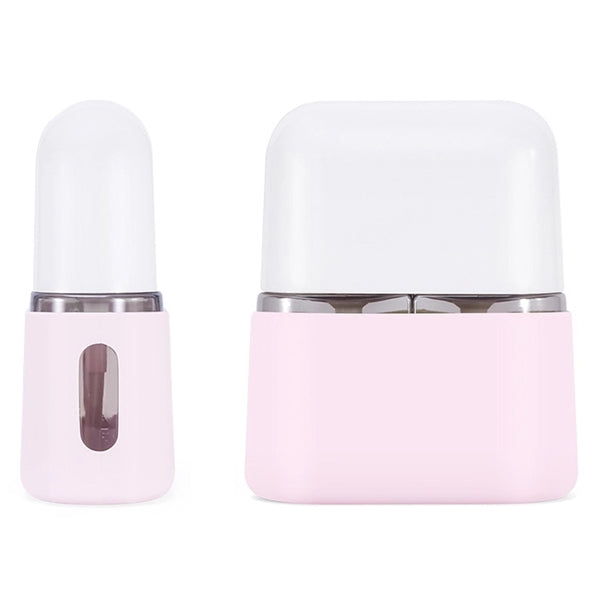4 in 1 Refillable Travel Bottle Kit & Toiletry Container