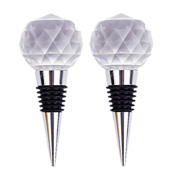 Decorative Crystal Balls Wine Bottle Stoppers