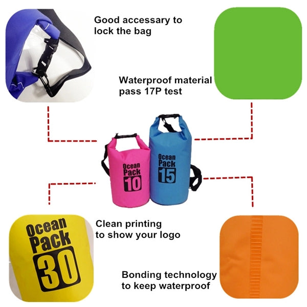 20L Pvc Tarpaulin Dry Waterproof Travel Bags