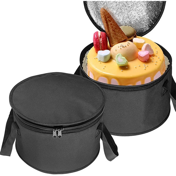 Round Insulated Thermal Pie Carrier Cooler Bags for Food