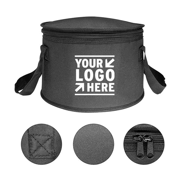 Round Insulated Thermal Pie Carrier Cooler Bags for Food