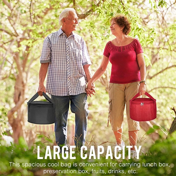 Round Insulated Thermal Pie Carrier Cooler Bags for Food