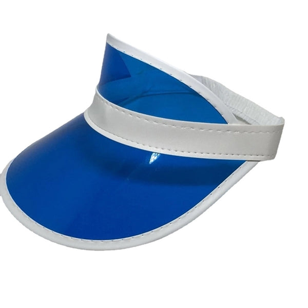 Women PVC Sun Visor UV Protection with Wide Brim Hat